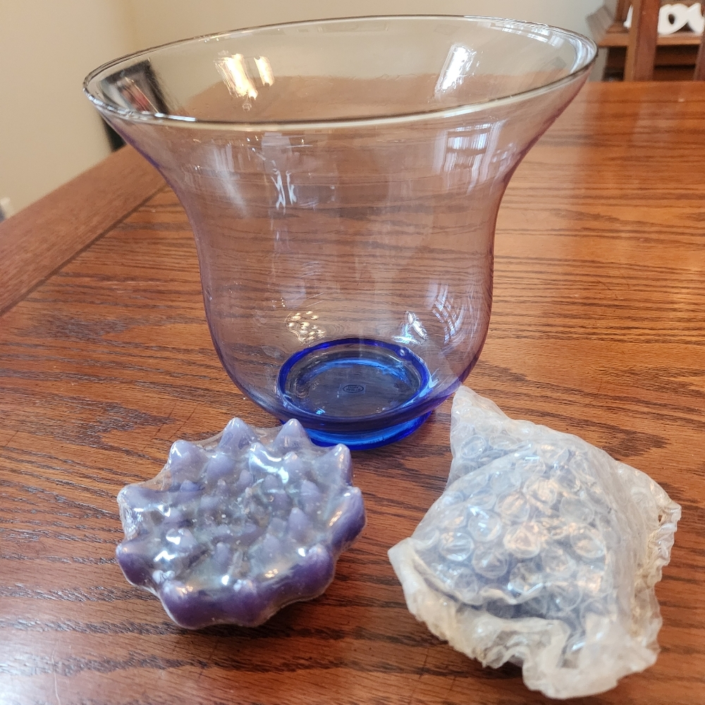 Litetyme Glass Floating Candle Holder - Picture 3 of 6